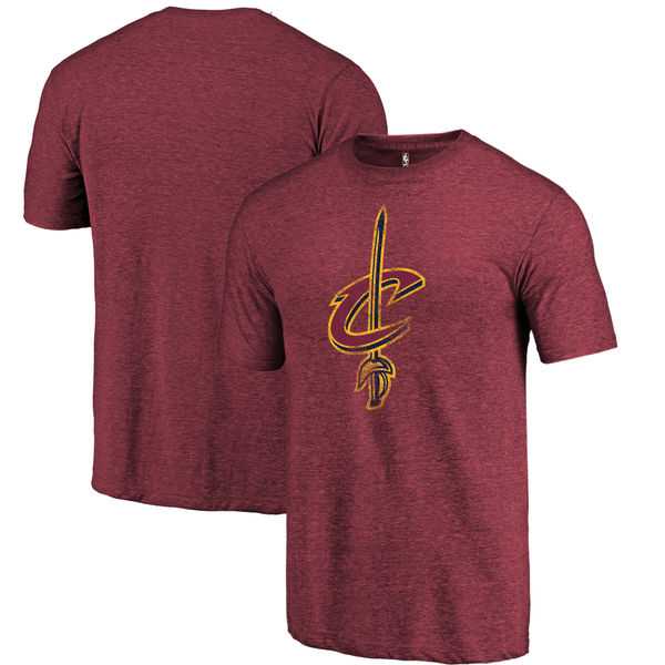 Cleveland Cavaliers Wine Distressed Team Fanatics Branded Tri-Blend T-Shirt,We sell and wholesale Cleveland Cavaliers Wine Distressed Team Fanatics Branded Tri-Blend T-Shirt on line form chian!
